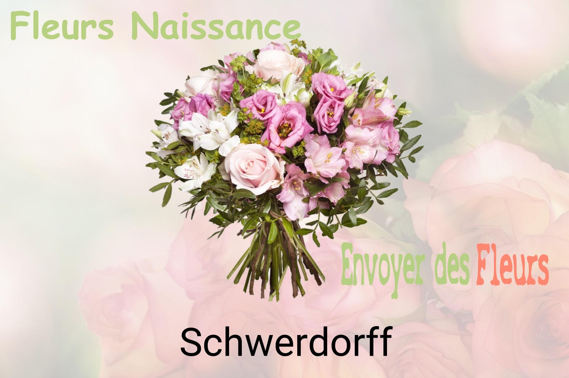 Bouquet de fleurs de naissance livré à Schwerdorff
